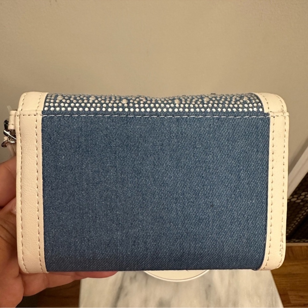Steve Madden Brett Denim Wallet Wristlet NWT - Picture 4 of 9